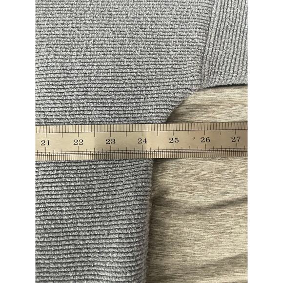 Free People Blue Knit Ottoman Slouchy Pullover Knit Sweater Women's Size Medium - Picture 8 of 10